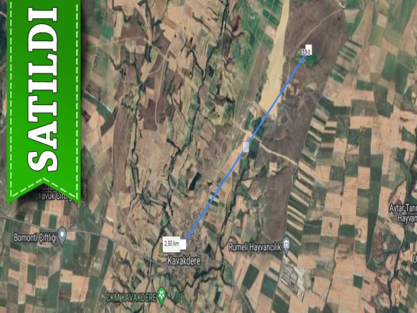 Kırklareli Merkez Kavakderede Satılık Arsa , 220 m2 Hisseli 
