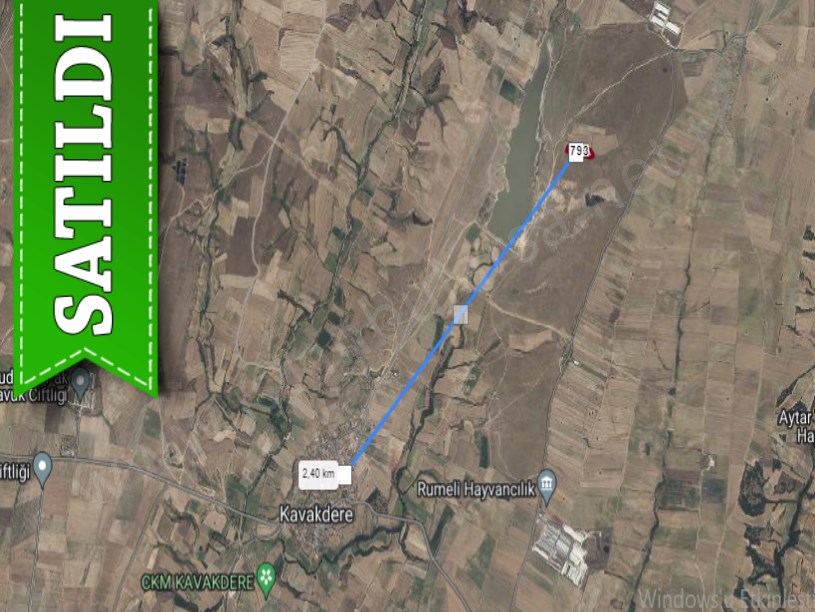 Kırklareli Merkez Kavakderede Satılık Arsa , 230 M2 Yolu Var Hisseli 