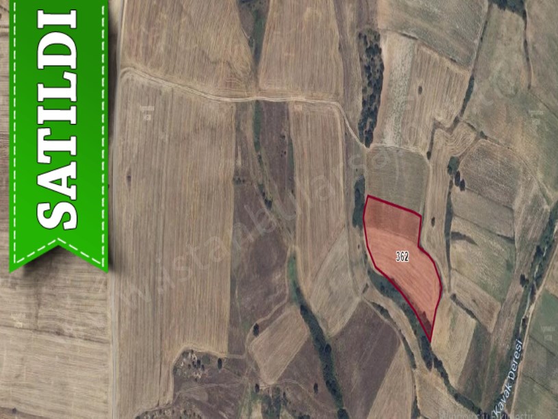 Kırklareli Merkez Kavakderede Satılık Arsa , 343 M2 Yolu var Hisseli