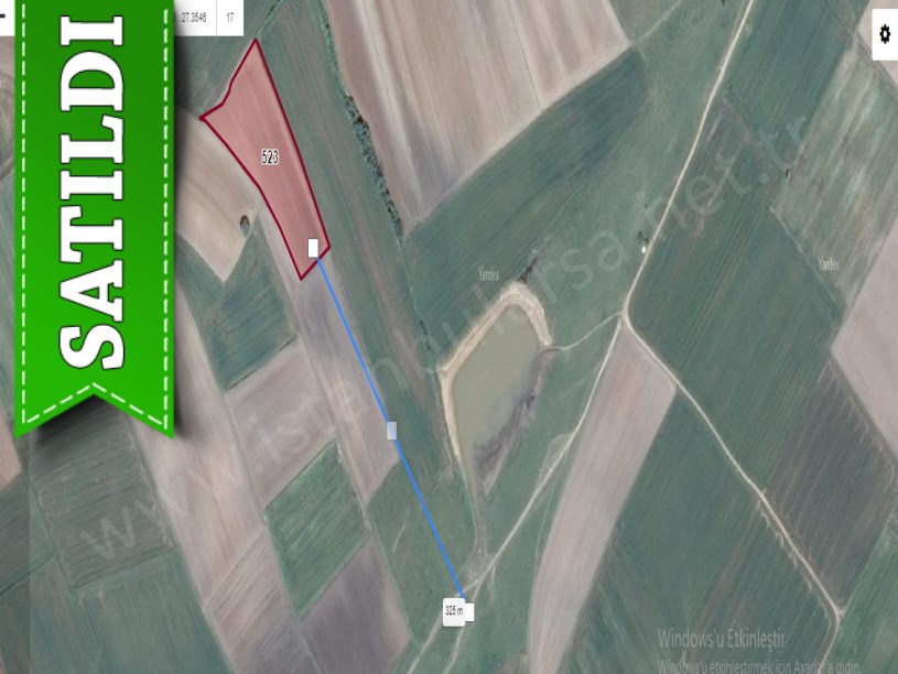 Kırklareli Lüleburgaz Müsellim Köyünde Satılık Arsa , 300 m2 Çaplı Hisseli 