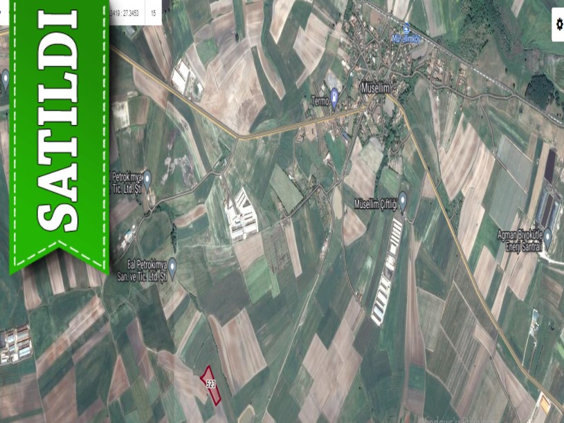 Kırklareli Lüleburgaz Müsellim Köyünde Satılık Arsa , 300 m2 Çaplı Hisseli 