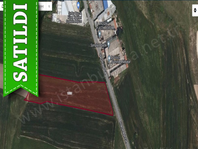 Arnavutköy Hacımaşlıda Satılık Tarla , 9,914 M2 Cadde Cephe İmarlı Müstakil