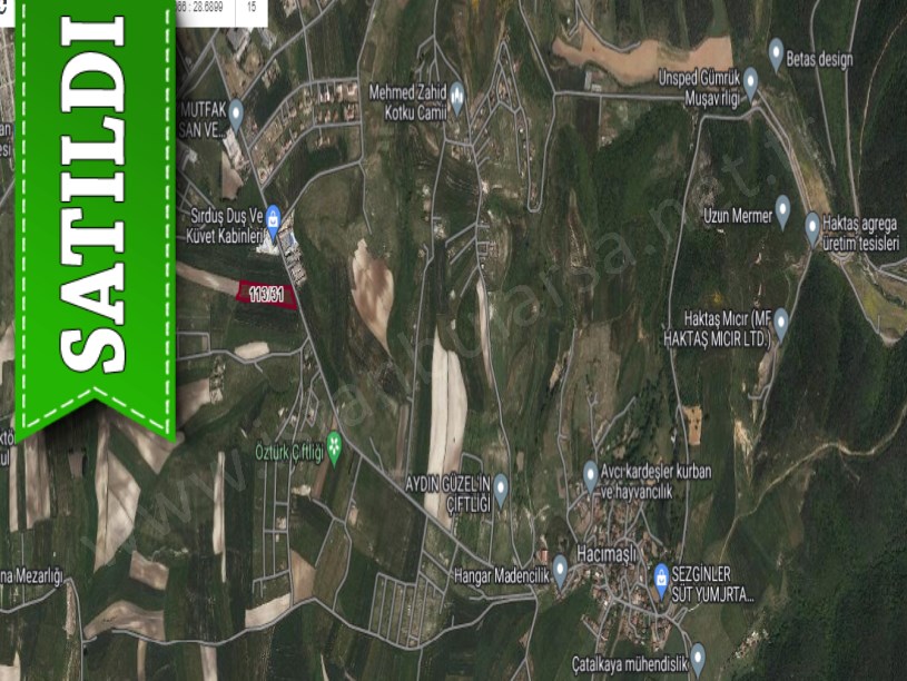 Arnavutköy Hacımaşlıda Satılık Tarla , 9,914 M2 Cadde Cephe İmarlı Müstakil