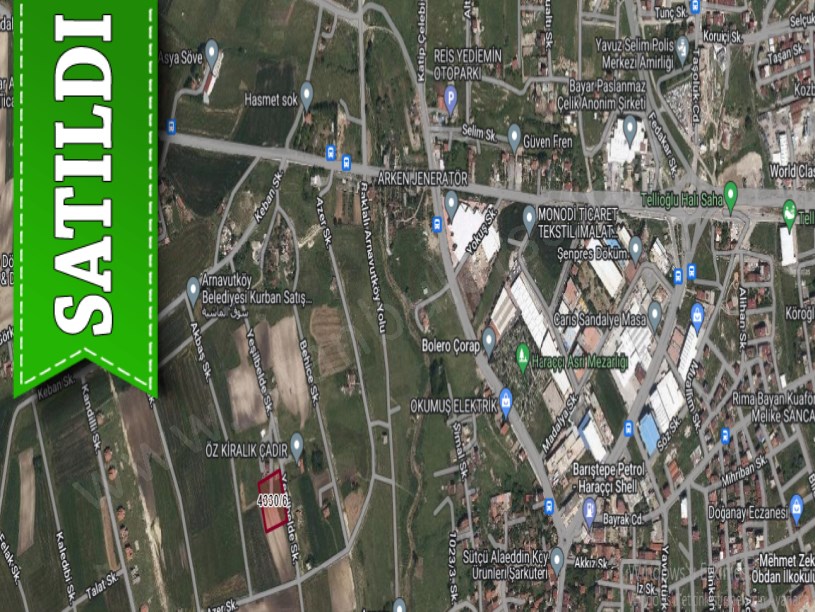 Arnavutköy Haraççıda Satılık Arsa , 4,233 M2 Müstakil İmarlı İfrazlı 