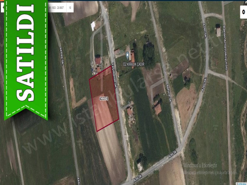 Arnavutköy Haraççıda Satılık Arsa , 4,233 M2 Müstakil İmarlı İfrazlı 