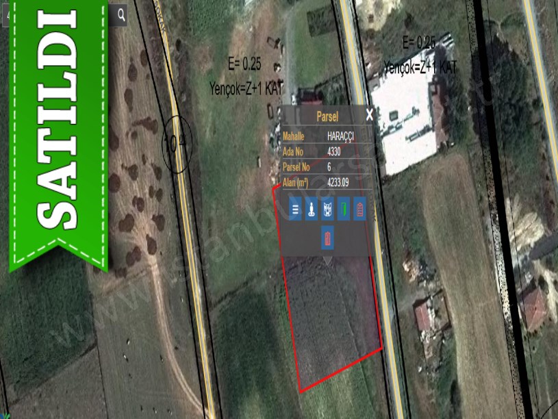 Arnavutköy Haraççıda Satılık Arsa , 4,233 M2 Müstakil İmarlı İfrazlı 