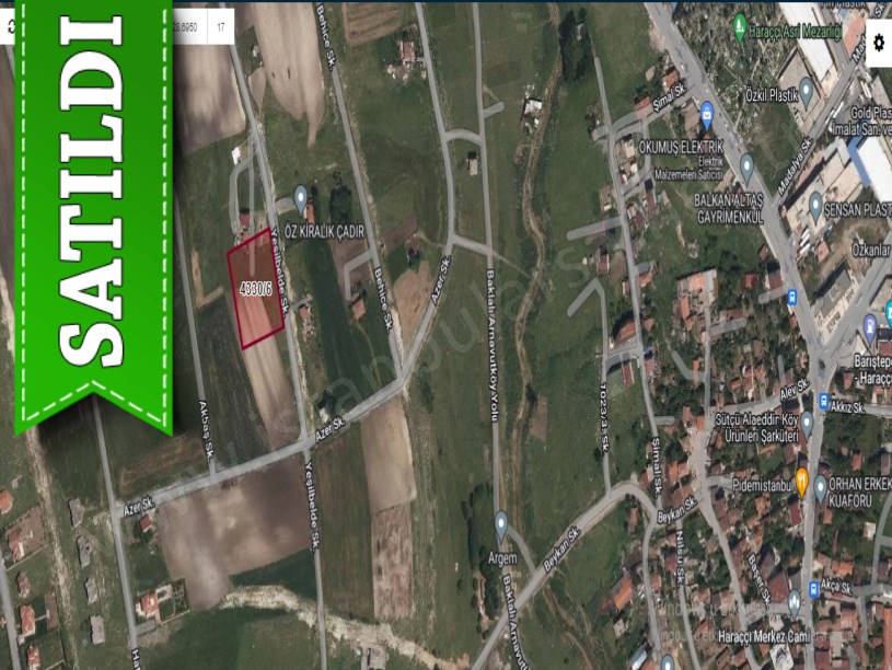 Arnavutköy Haraççıda Satılık Arsa , 4,233 M2 Müstakil İmarlı İfrazlı 