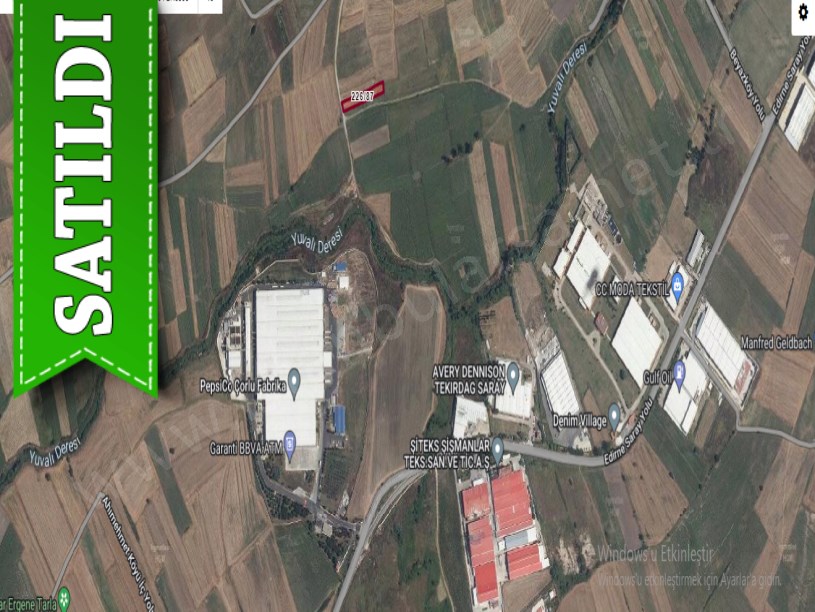Tekirdağ Saray Beyazköyde Satılık Tarla , 1, 860 m2 Müstakil Yolu Var