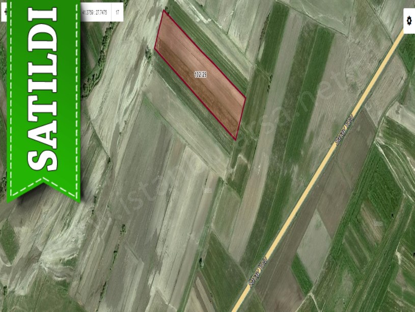 Tekirdağ Saray Bahçedere Satılık Tarla , 4,250 m2 Yolu Var Hisseli 