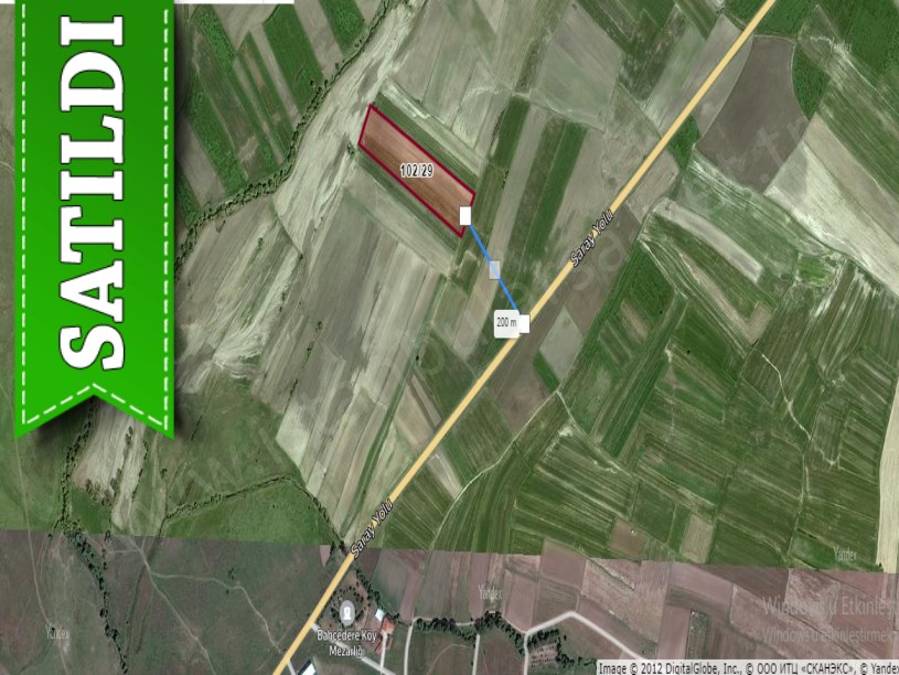 Tekirdağ Saray Bahçedere Satılık Tarla , 4,250 m2 Yolu Var Hisseli 