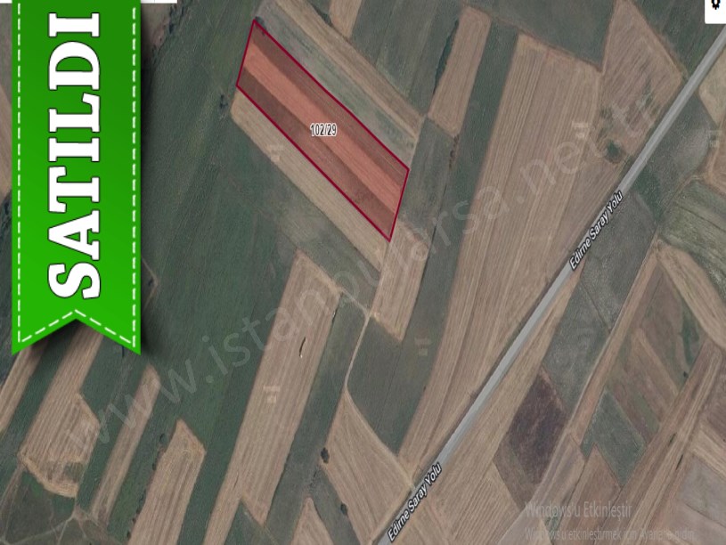 Tekirdağ Saray Bahçedere Satılık Tarla , 4,250 m2 Yolu Var Hisseli 