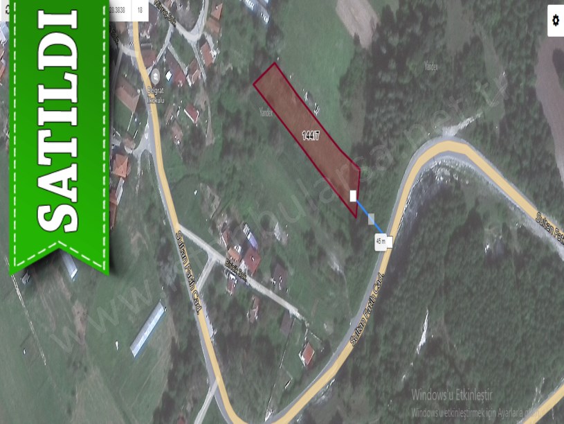 Çatalca Belgratta Satılık Arsa , 150 m2 Evlere Yakın Hisseli 
