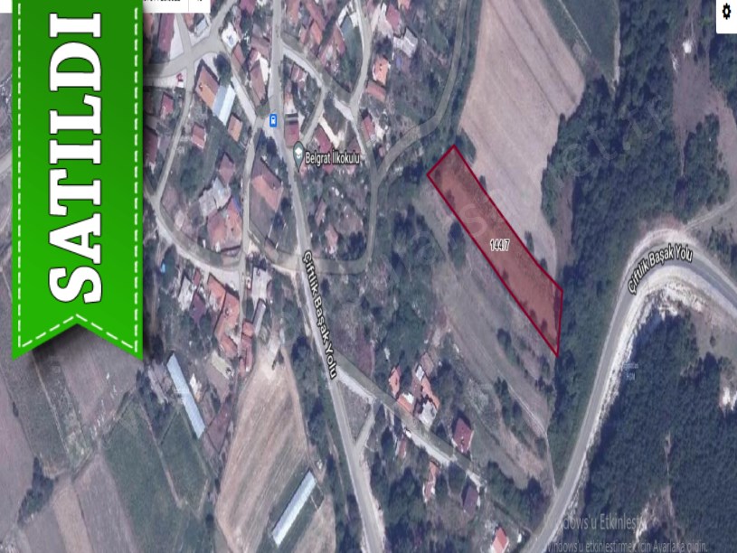 Çatalca Belgratta Satılık Arsa , 150 m2 Evlere Yakın Hisseli 