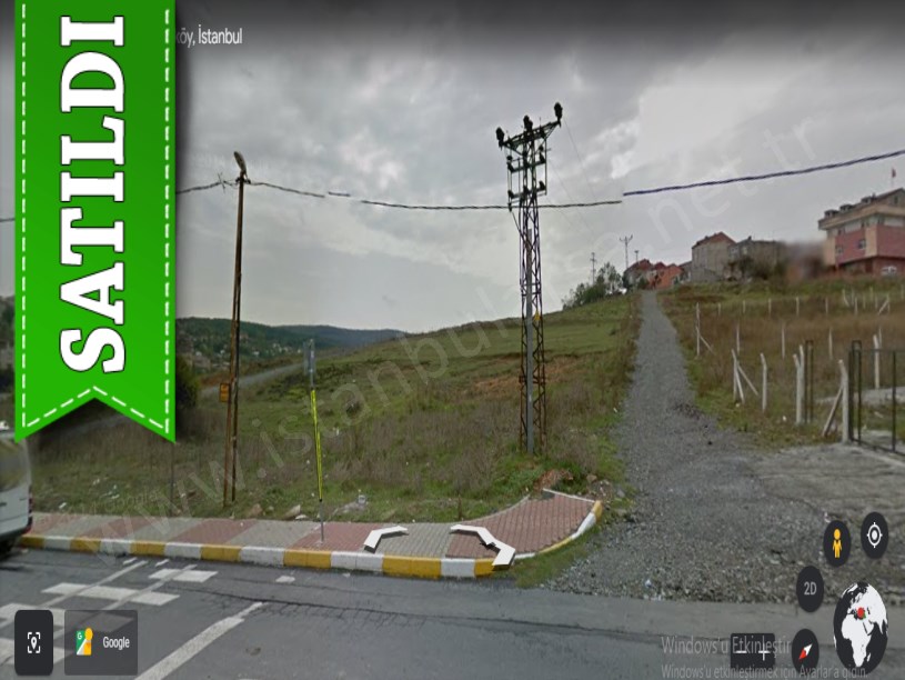Arnavutköy Haraççıda Satılık Arsa , 455 M2 Cadde Cephe Merkezde 