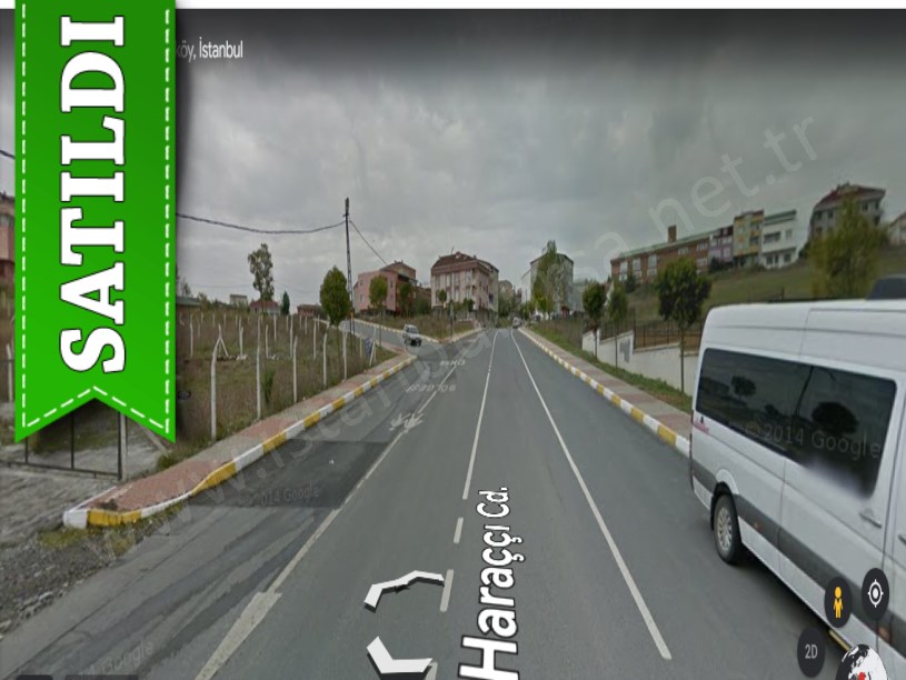 Arnavutköy Haraççıda Satılık Arsa , 455 M2 Cadde Cephe Merkezde 