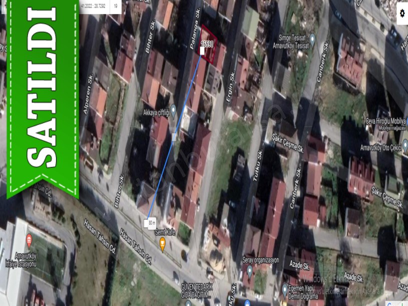  Arnavutköy NeneHatun Mah. Satılık Arsa , 128 M2 3 Kat İmarlı Müstakil