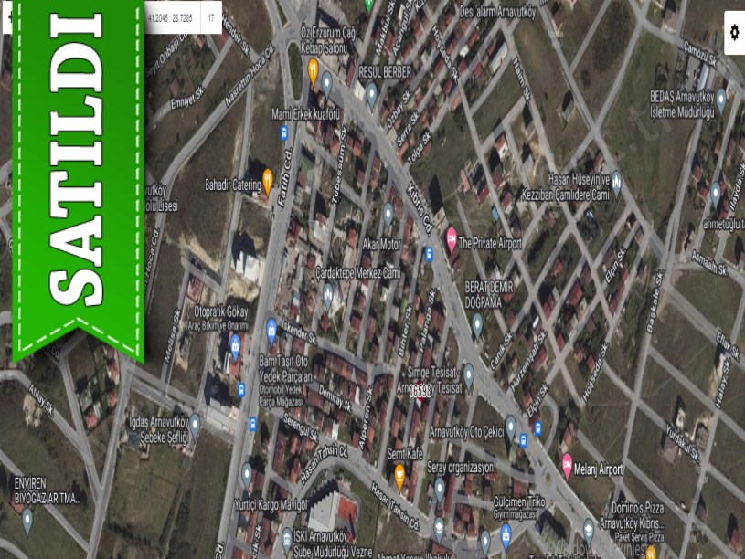  Arnavutköy NeneHatun Mah. Satılık Arsa , 128 M2 3 Kat İmarlı Müstakil