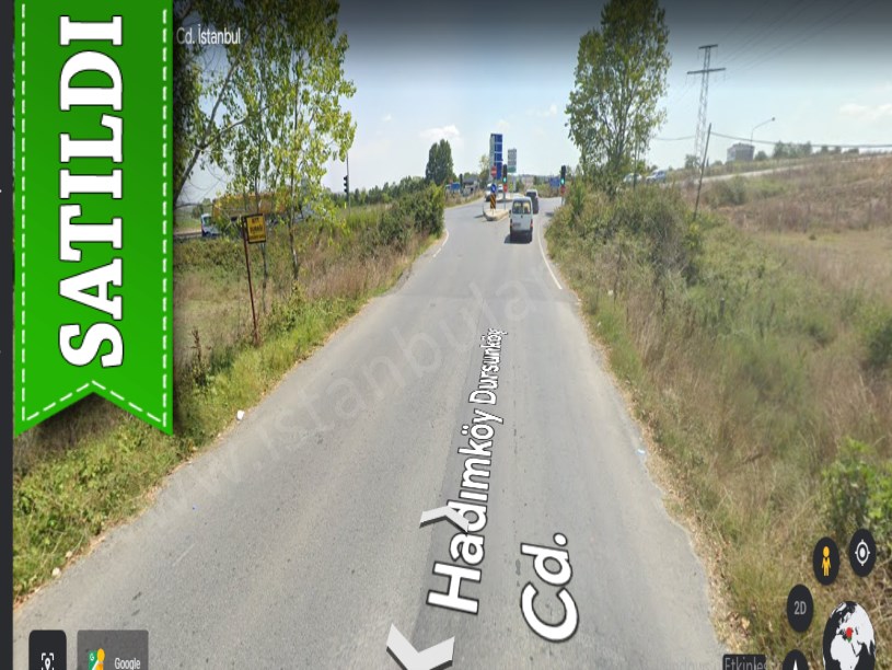 Arnavutköy Dursunköyde Satılık Arsa , 1000 M2 Cadde Cephe Çevrili 