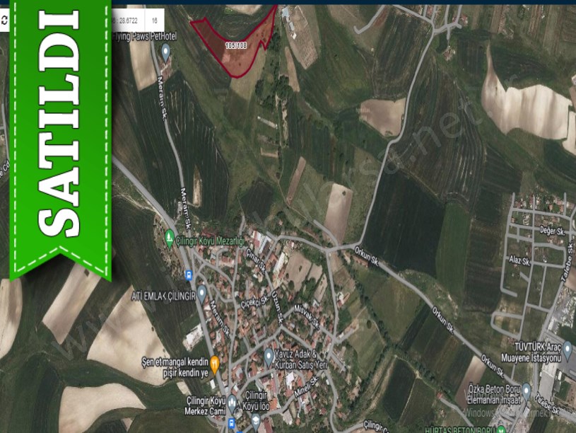 Arnavutköy Çilingirde Satılık Arsa , 968 M2 Hisseli