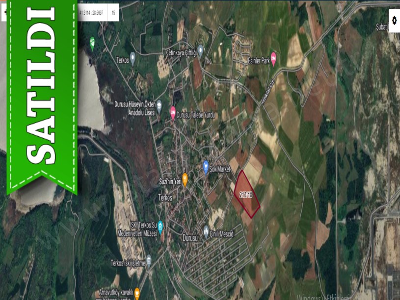 Arnavutköy Yeniköyde Satılık Arsa , 3,668 M2 Cadde Cephe 