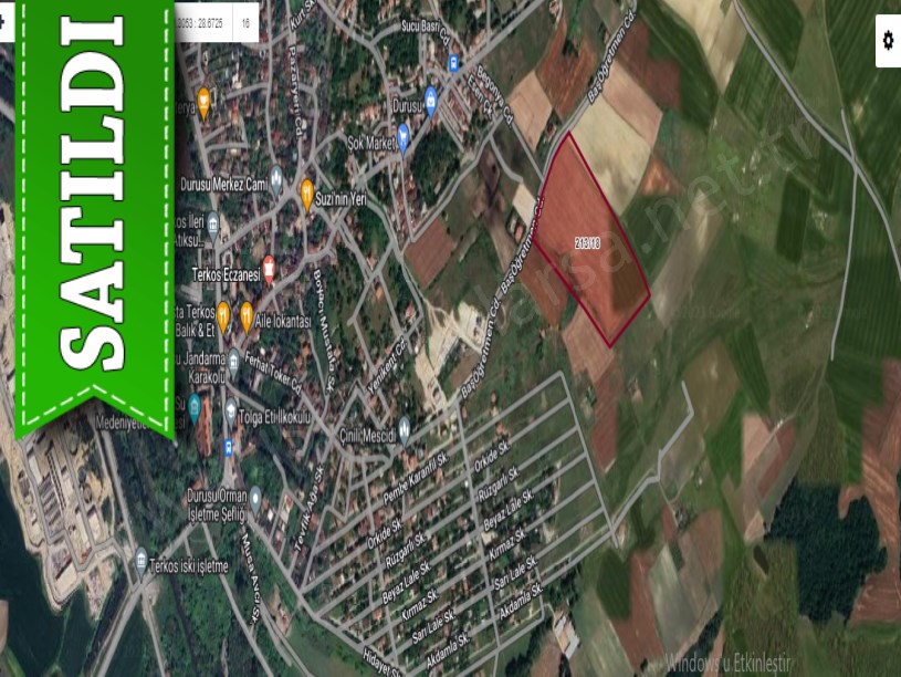 Arnavutköy Yeniköyde Satılık Arsa , 3,668 M2 Cadde Cephe 
