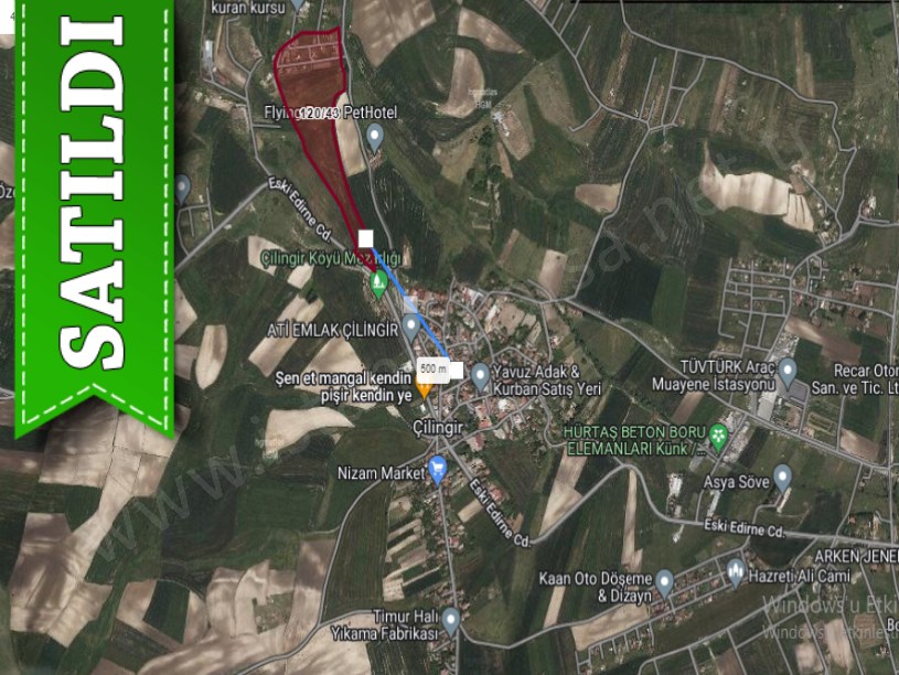 Arnavutköy Çilingirde Satılık Arsa , 240 M2 Çevrili Yolu Var