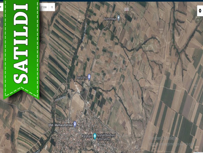 Kırklareli Babaeski Karahalil Köyünde Satılık Arsa , 348 m2 Hisseli