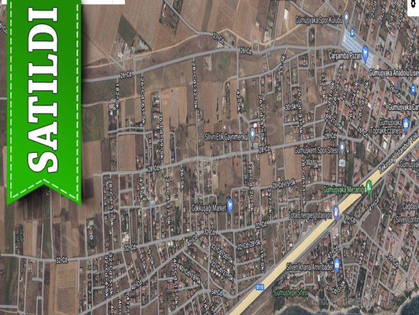 Silivri Gümüşyakada Satılık Arsa , 300 m2 Müstakil Denize Yakın