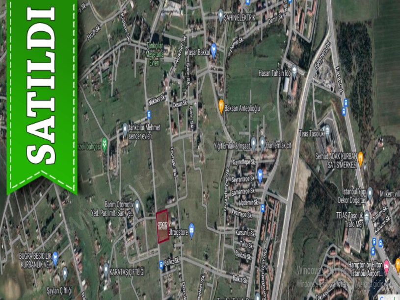 Arnavutköy Taşolukta Satılık Arsa , 336 M2 Cadde Cephe Merkezde 