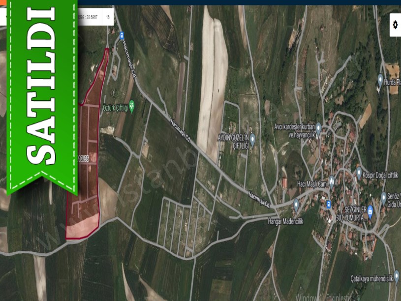 Arnavutköy Hacımaşlıda Satılık Arsa , 300 M2 Çevrili Hisseli