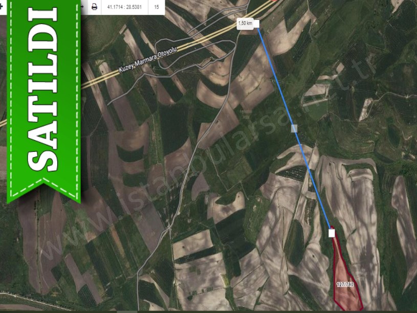 Çatalca Nakkaşta  Satılık Arsa , 430 M2 Yolu Var Hisseli
