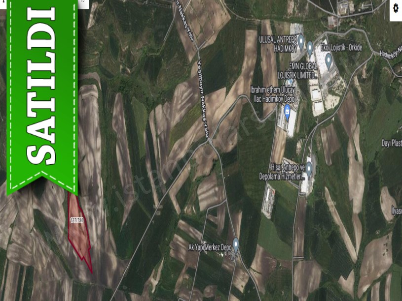 Çatalca Nakkaşta  Satılık Arsa , 430 M2 Yolu Var Hisseli