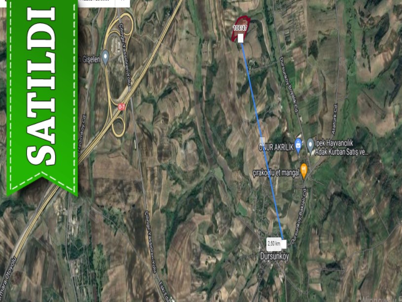 Arnavutköy Dursunköyde Satılık Arsa , 593 M2 Hisseli Caddeye Yakın 