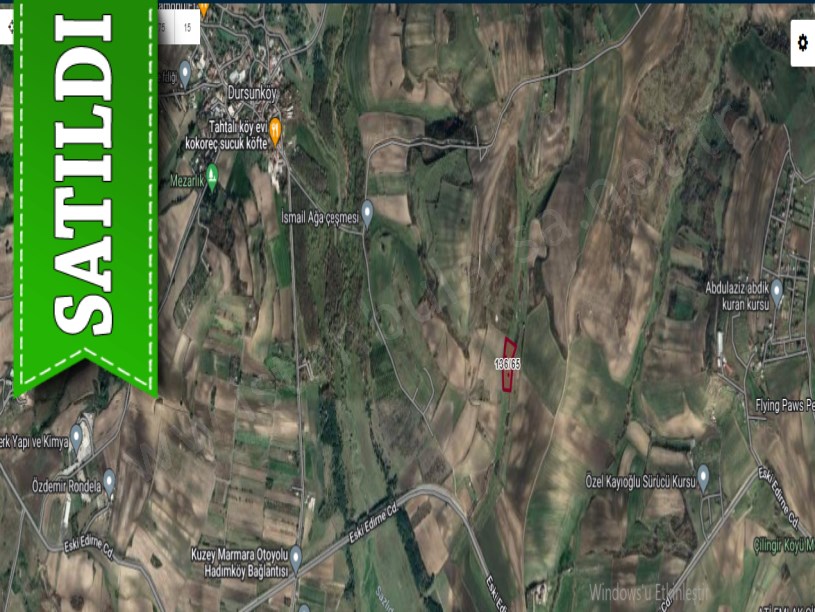 Arnavutköy Dursunköyde Satılık Arsa , 255 M2 Hisseli Yolu Var