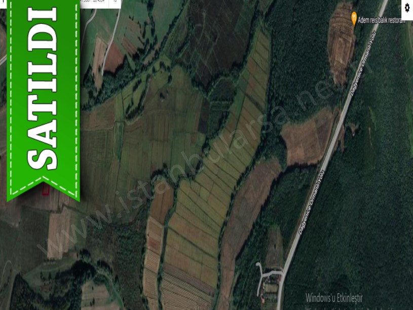 Çatalca Çiftlikköyde Satılık Arsa , 408 m2 Yolu Var Hisseli 