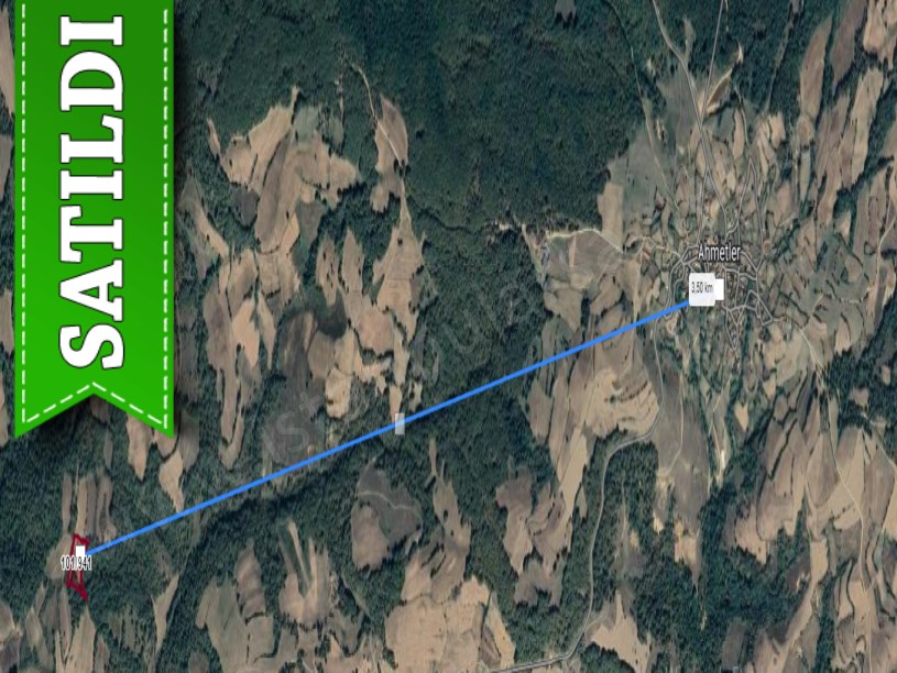 Kırklareli Kofçaz Ahmetler Köyünde Satılık Arsa , 516 M2 Yolu Var Hisseli 