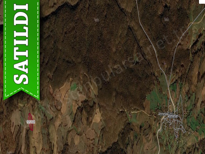 Kırklareli Kofçaz Ahmetler Köyünde Satılık Arsa , 1,069 M2 Hisseli 
