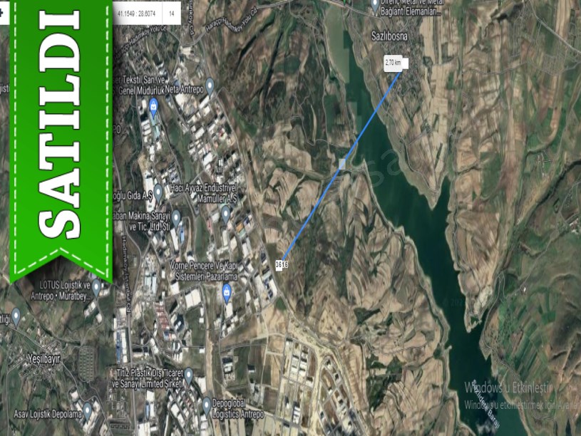 Arnavutköy Sazlıbosnada Satılık Arsa , 230 M2 Müstakil Fabrikalara Yakın