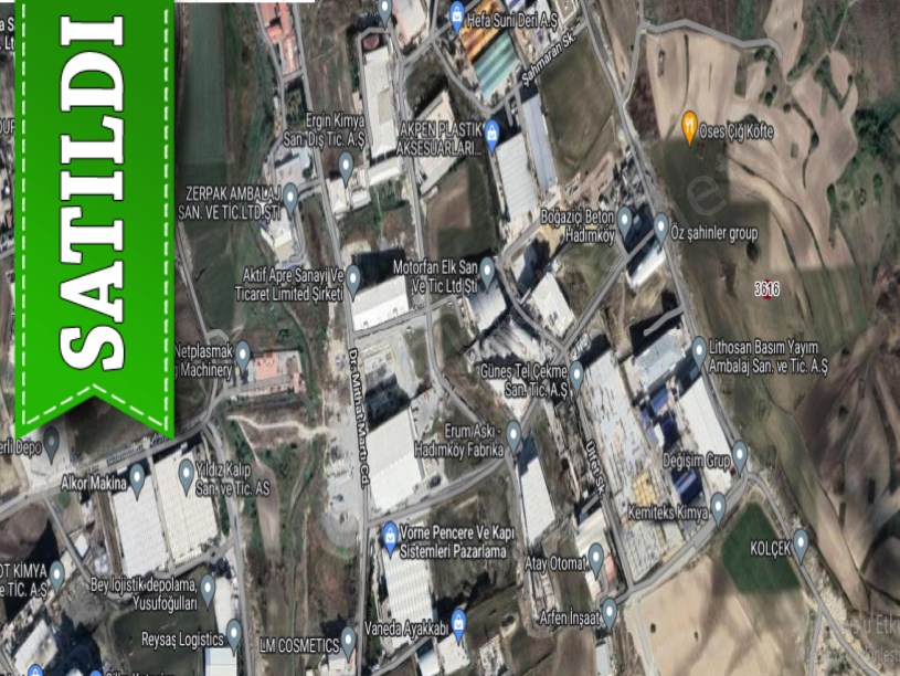 Arnavutköy Sazlıbosnada Satılık Arsa , 230 M2 Müstakil Fabrikalara Yakın