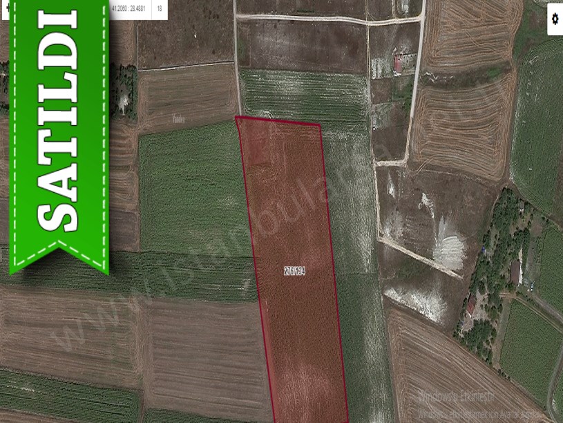 Çatalca Kestanelikte Satılık Arsa , 5,500 M2 Çaplı Yolu Var Evlerin Yakını