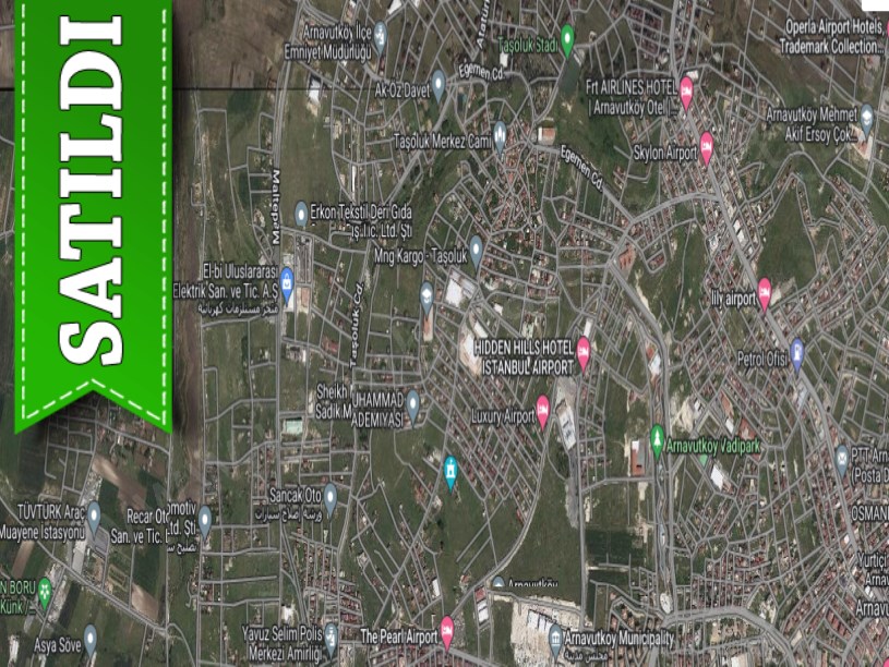 Arnavutköy Haraççıda Satılık Arsa , 283 m2 Çaplı Hisseli