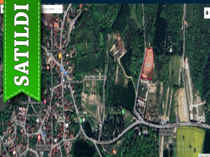 Arnavutköy Balabanda Satılık Arsa , 427 m2 Çaplı Yolu Var 