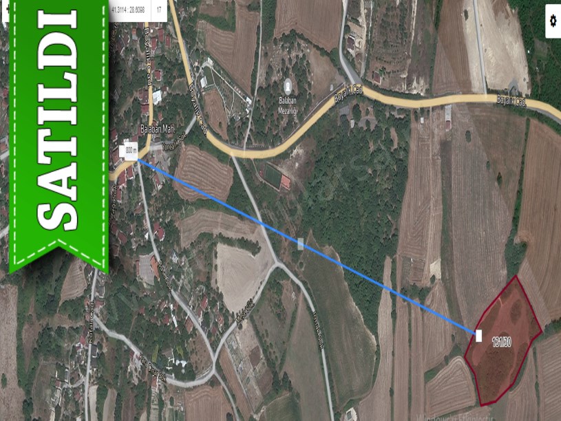 Arnavutköy Balabanda Satılık Arsa , 465 M2 Hisseli 