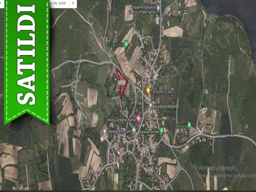 Arnavutköy Balabanda Satılık Arsa , 970 M2 Asfalt Cephe Merkezde