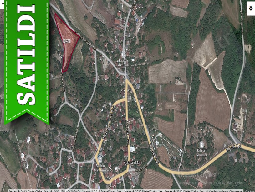 Arnavutköy Balabanda Satılık Arsa , 970 M2 Asfalt Cephe Merkezde