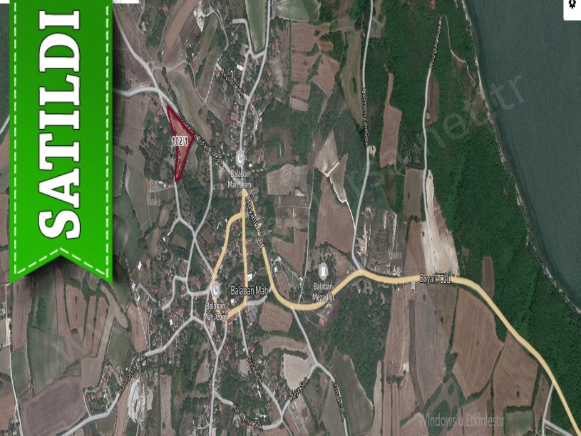 Arnavutköy Balabanda Satılık Arsa , 970 M2 Asfalt Cephe Merkezde