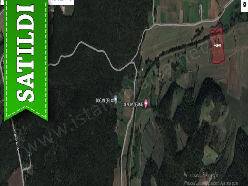 Çatalca Çiftlikköyde Satılık Arsa , 1500 M2 Hisseli Yolu Var 