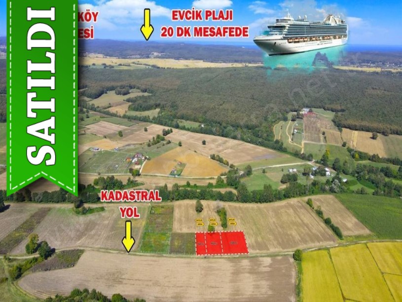 Çatalca Çiftlikköyde Satılık Arsa , 1500 M2 Hisseli Yolu Var 