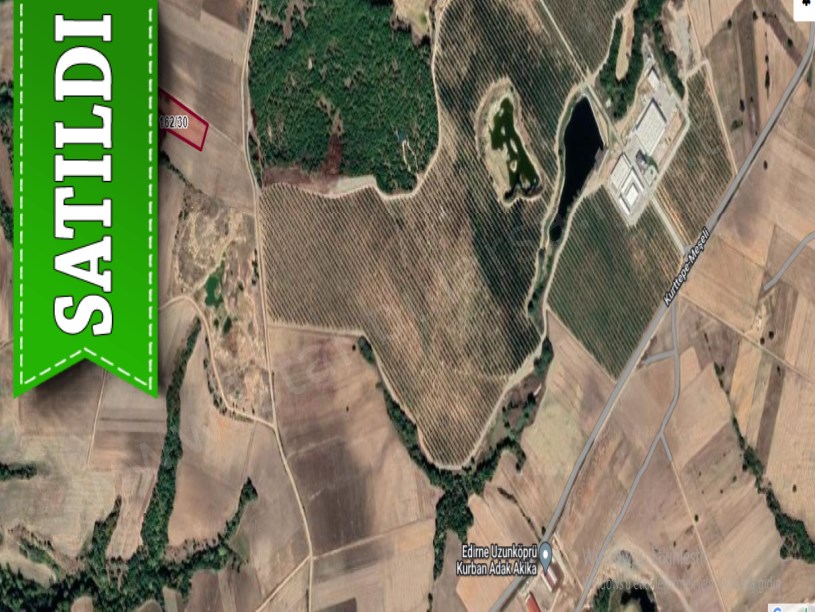 Edirne Uzunköprü Çakmak Köyünde Satılık Tarla , 8,100 m2 Müstakil Yolu Var
