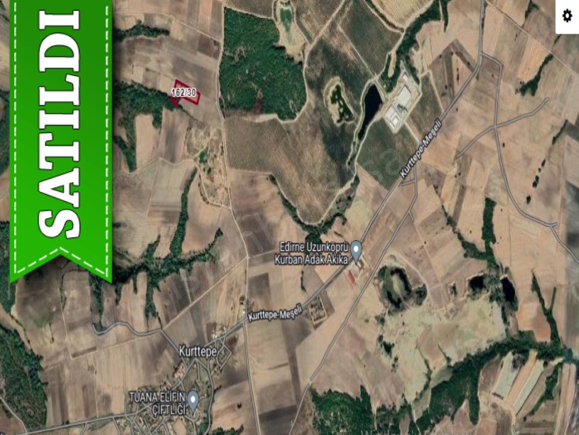 Edirne Uzunköprü Çakmak Köyünde Satılık Tarla , 8,100 m2 Müstakil Yolu Var